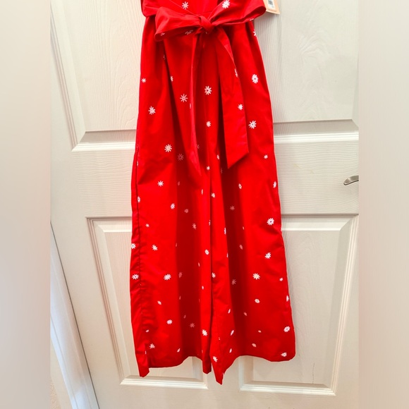 Ban.Do Red Daisy Wide Leg Jumpsuit - Picture 12 of 14